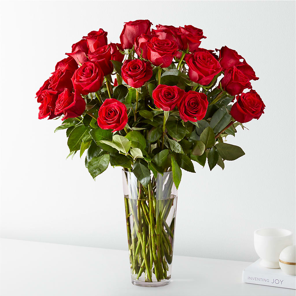 Long Stem Red Rose Bouquet – BLOSSOMS & BOWS FLORIST & GIFTS, Springfield KY