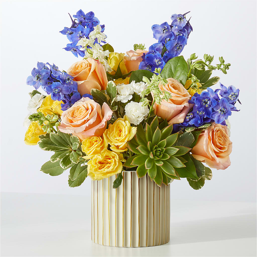 Cobalt Reverie Bouquet – BLOSSOMS & BOWS FLORIST & GIFTS, Springfield KY