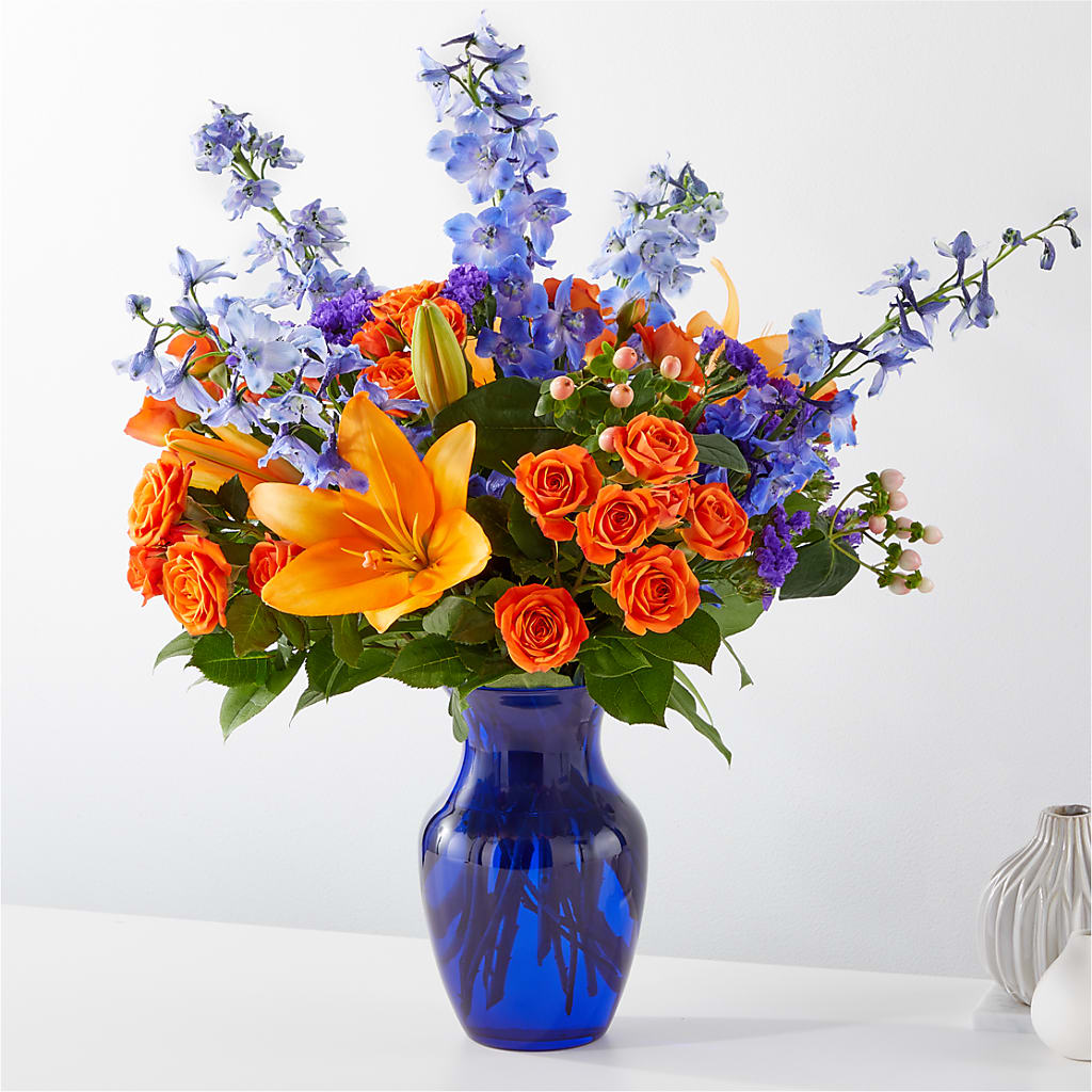 Radiant Citrus Bouquet – BLOSSOMS & BOWS FLORIST & GIFTS, Springfield KY