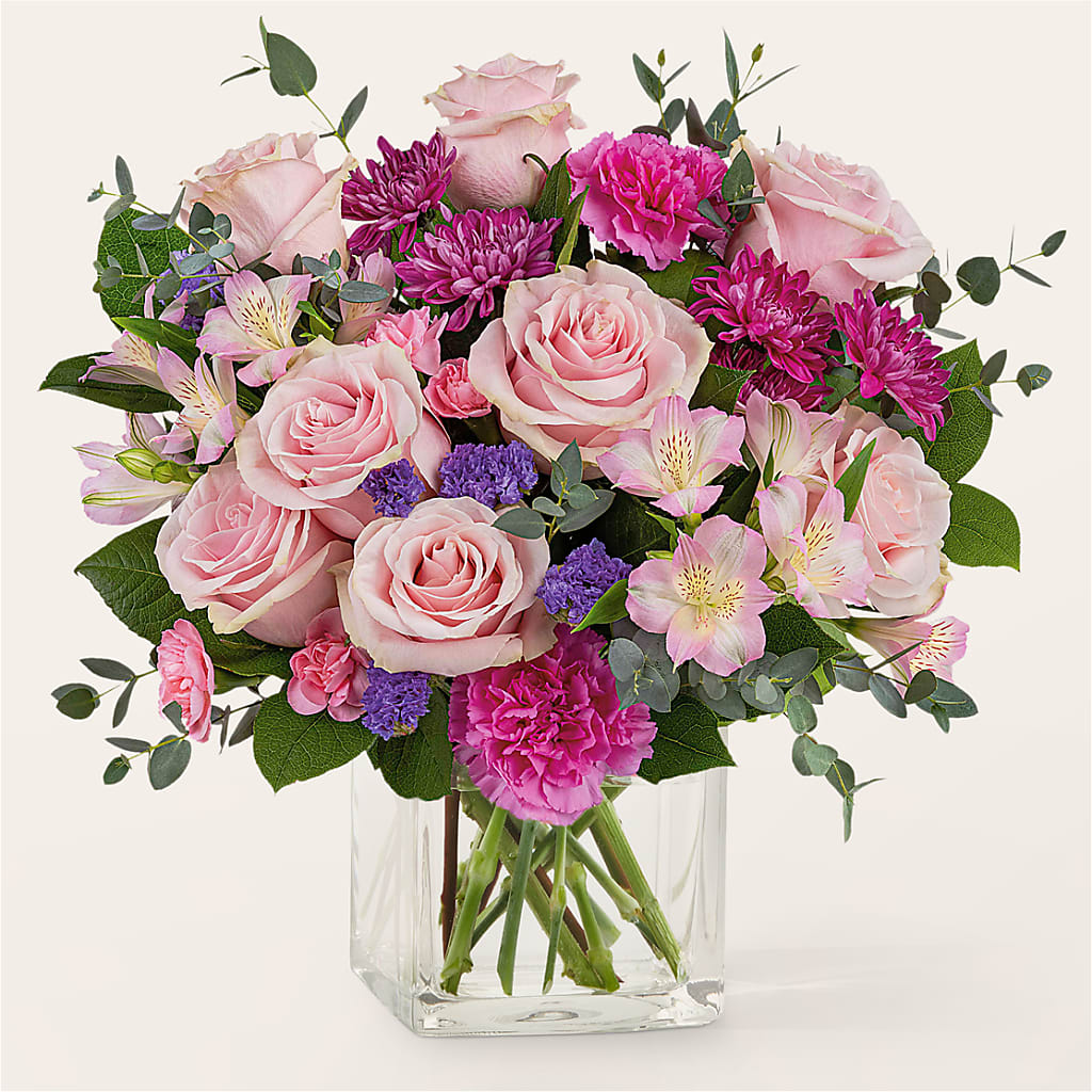 Rosy Radiance Bouquet – BLOSSOMS & BOWS FLORIST & GIFTS, Springfield KY