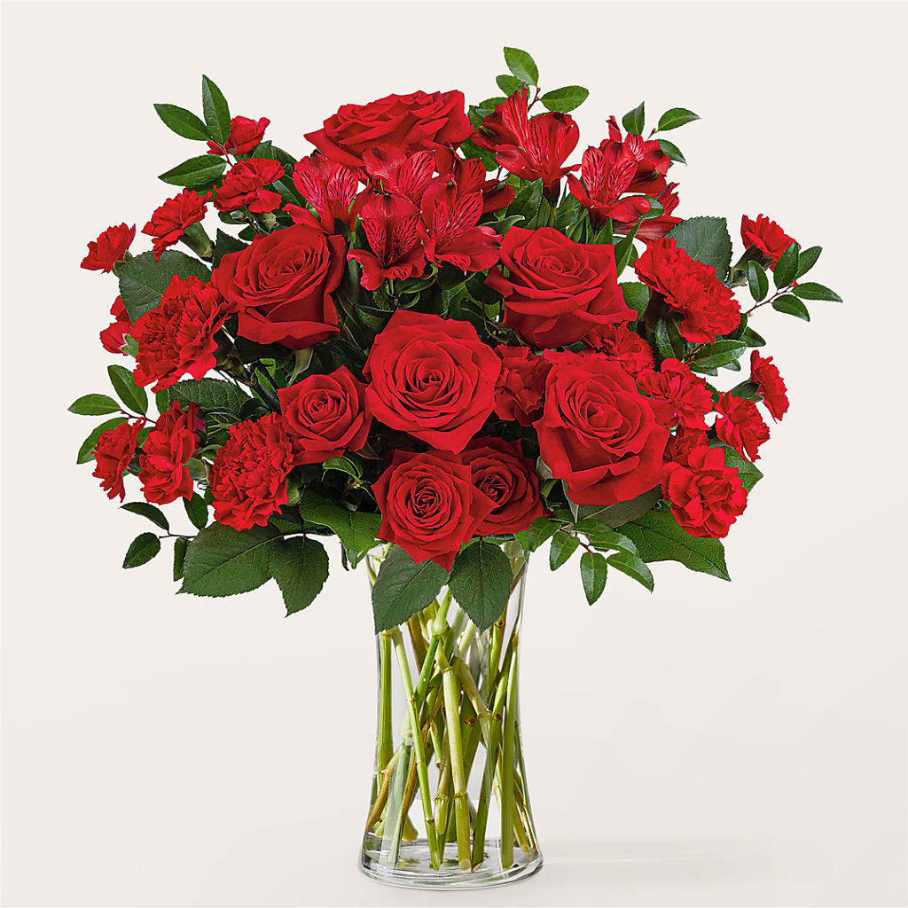 Brilliant Ruby Bouquet – BLOSSOMS & BOWS FLORIST & GIFTS, Springfield KY