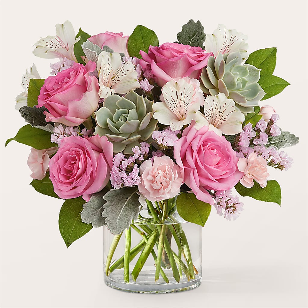 Dusty Rose Bouquet – BLOSSOMS & BOWS FLORIST & GIFTS, Springfield KY
