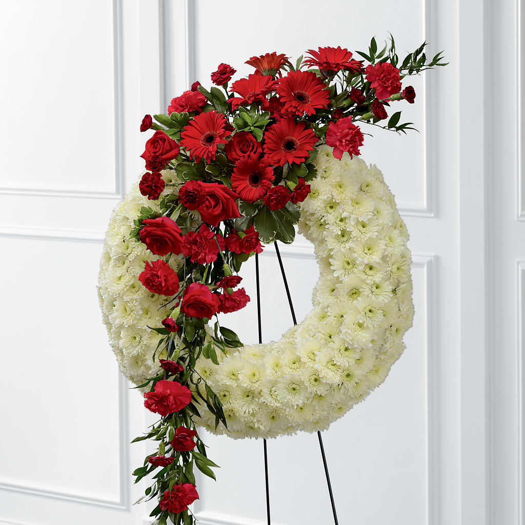 Graceful Tribute Wreath – BLOSSOMS & BOWS FLORIST & GIFTS, Springfield KY