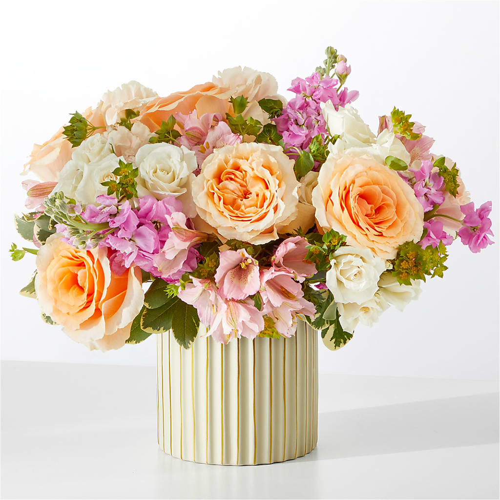 Paradise Bouquet with Ivory Vase – BLOSSOMS & BOWS FLORIST & GIFTS, Springfield KY
