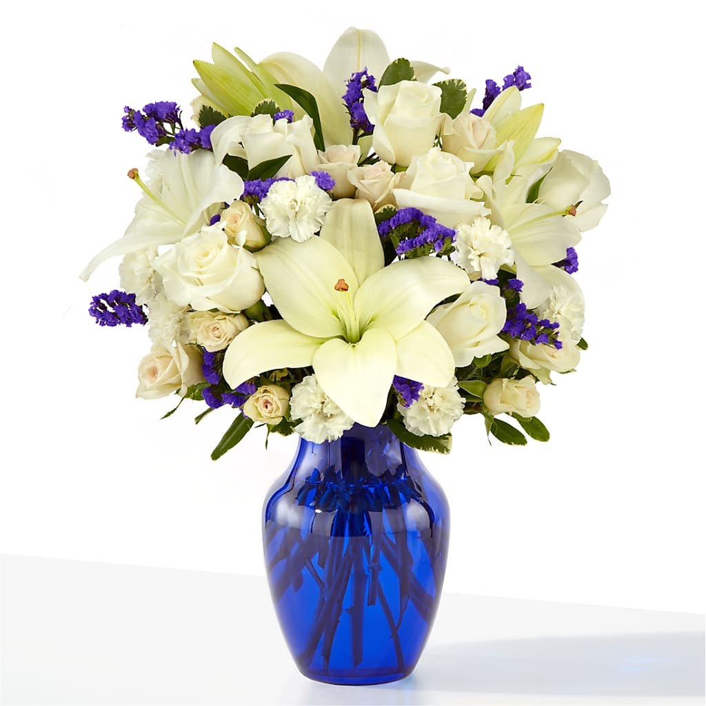 Sapphire Rush Bouquet – BLOSSOMS & BOWS FLORIST & GIFTS, Springfield KY