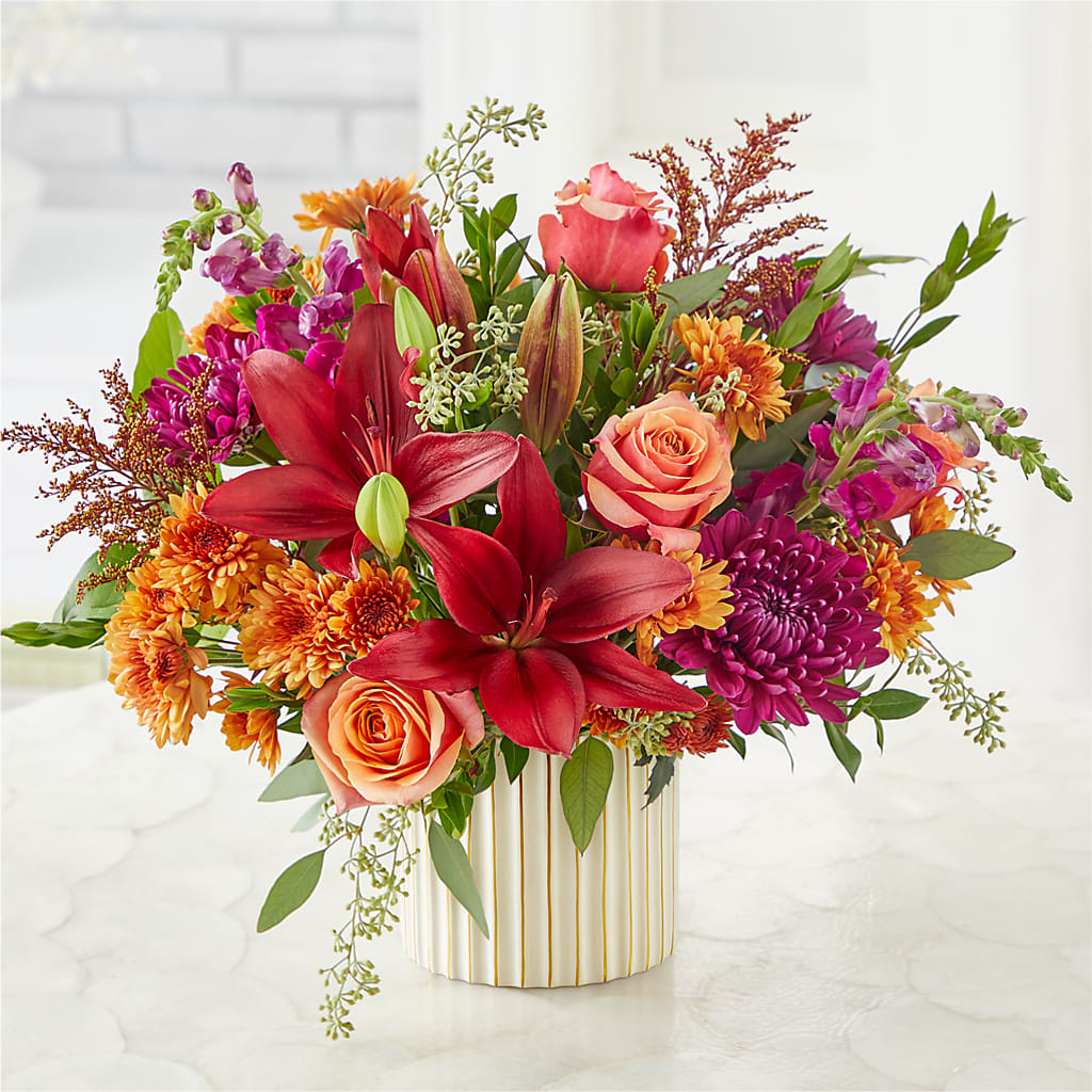 Burgundy Landscape Bouquet – BLOSSOMS & BOWS FLORIST & GIFTS, Springfield KY