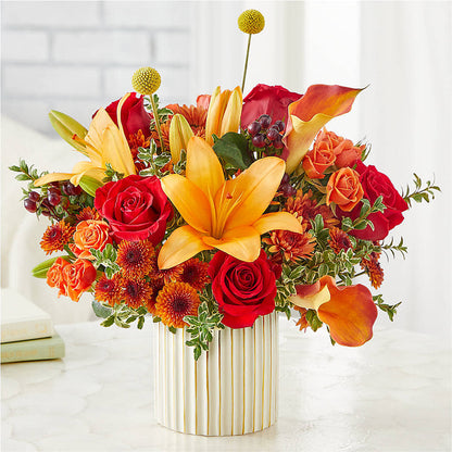 Scarlet Skies Bouquet – BLOSSOMS & BOWS FLORIST & GIFTS, Springfield KY