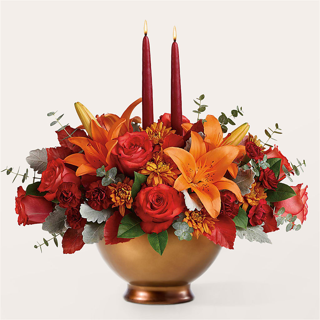 Fruits of Fall Centerpiece – BLOSSOMS & BOWS FLORIST & GIFTS, Springfield KY