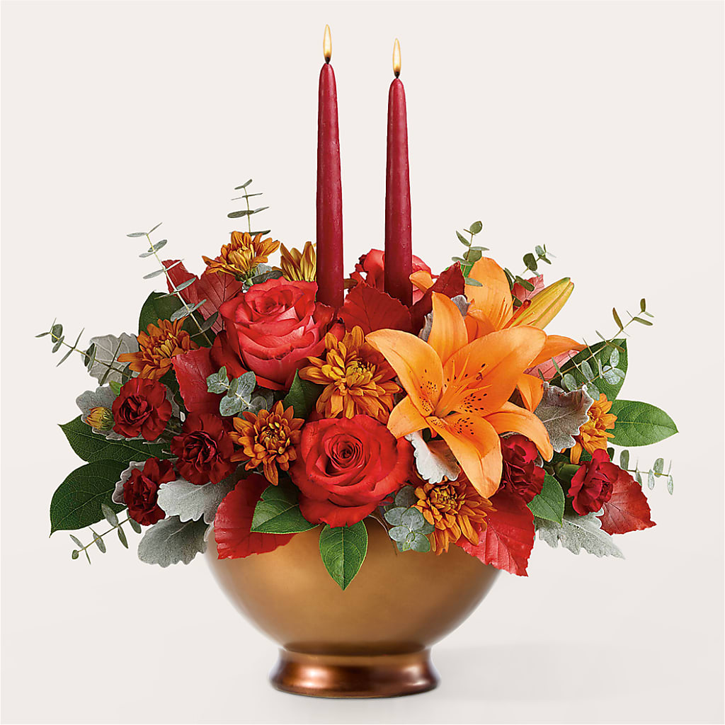 Fruits of Fall Centerpiece – BLOSSOMS & BOWS FLORIST & GIFTS, Springfield KY